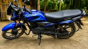 বাজাজ প্লাটিনা ১০০ ২০১৭ নীল