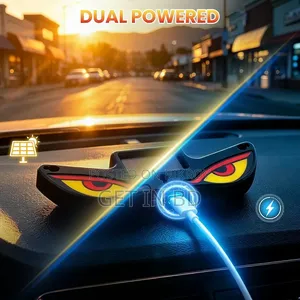 Solar Devil Eyes LED Car/Bike Window Light With Motion Sensor