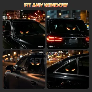 Solar Devil Eyes LED Car/Bike Window Light With Motion Sensor