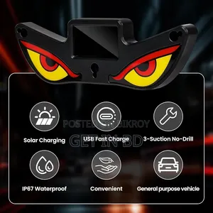 Solar Devil Eyes LED Car/Bike Window Light With Motion Sensor
