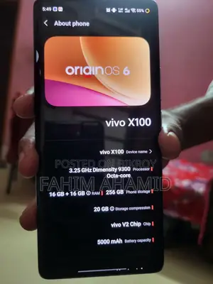 ভিভো এক্স১০০ ২৫৬জিবি নীল