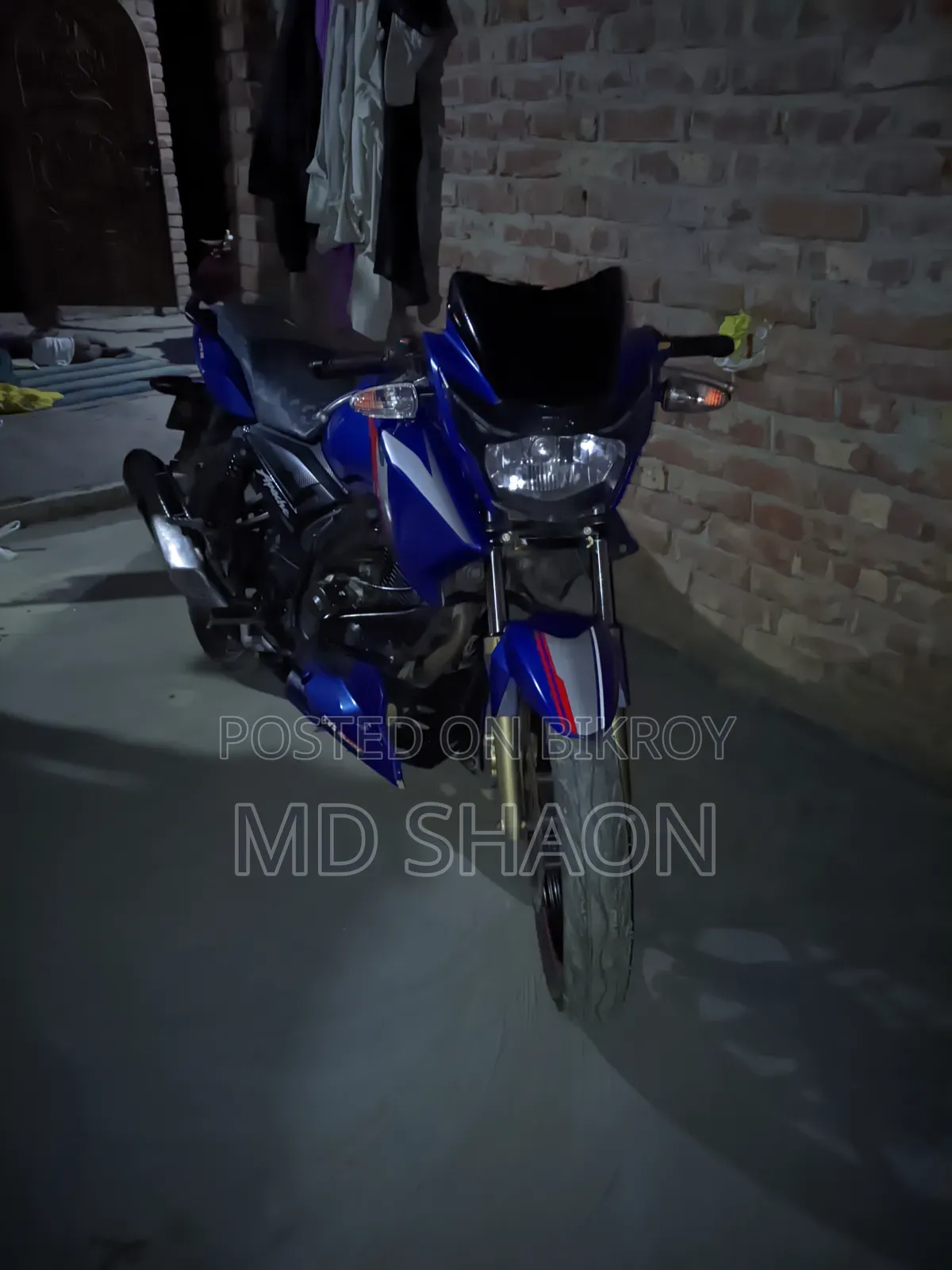 TVS Apache RTR 160 2V 2018 Blue