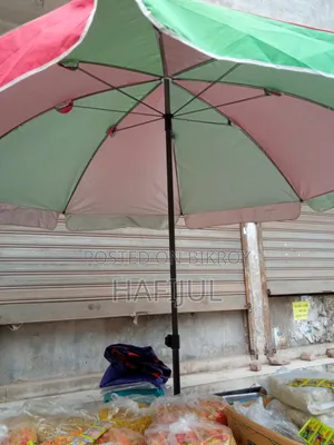 Wooden Box Van Vehicle and Umbrella for Sale