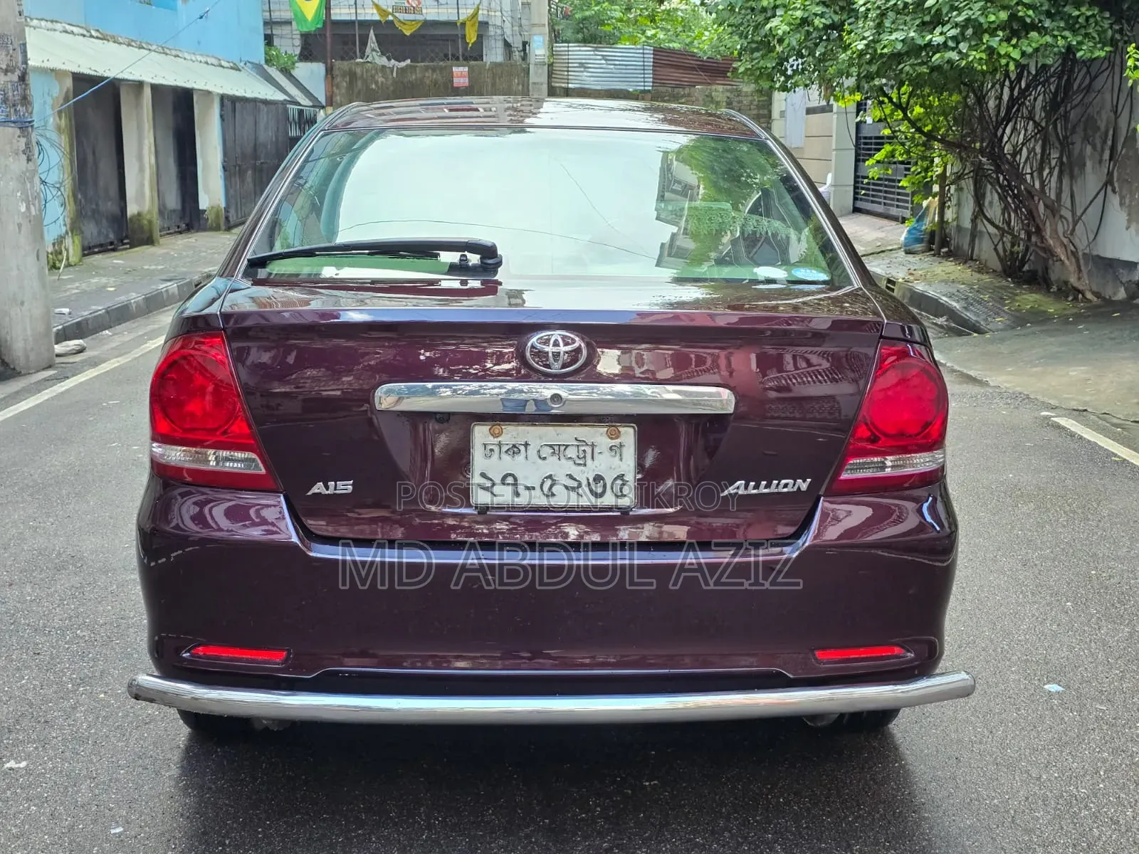 Toyota Allion 2006 Maroon