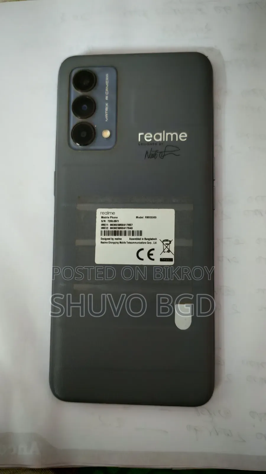 Realme GT Master Edition 128 GB Gray
