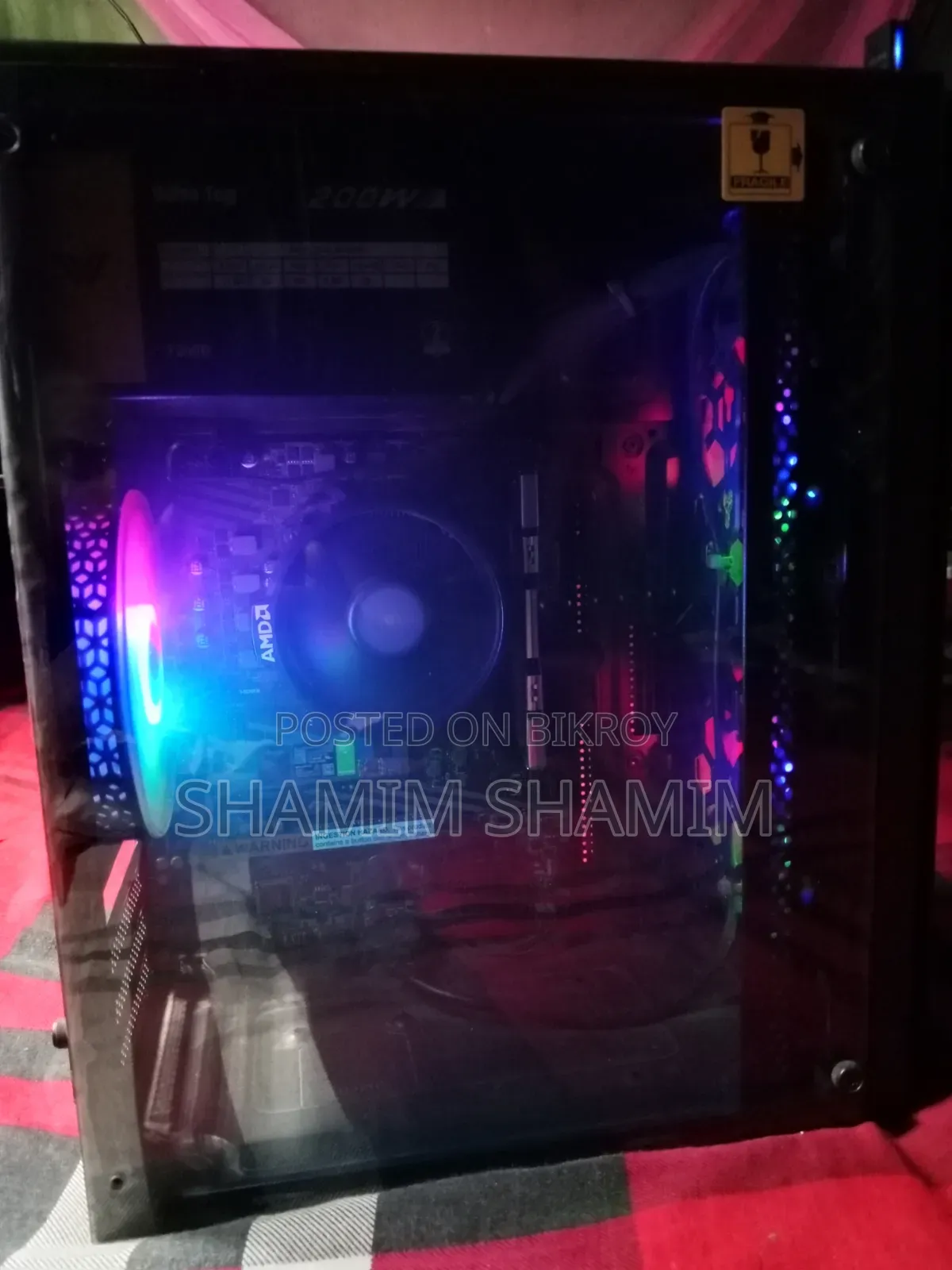 Desktop Computer MSI model 8GB AMD Ryzen 5 SSD 256GB