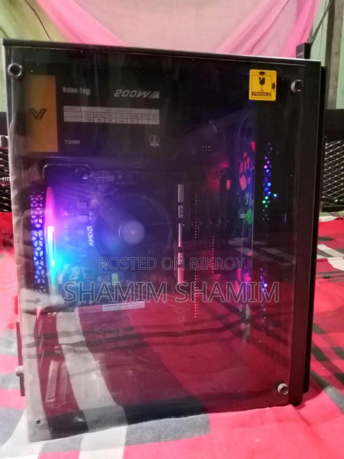 Desktop Computer MSI model 8GB AMD Ryzen 5 SSD 256GB
