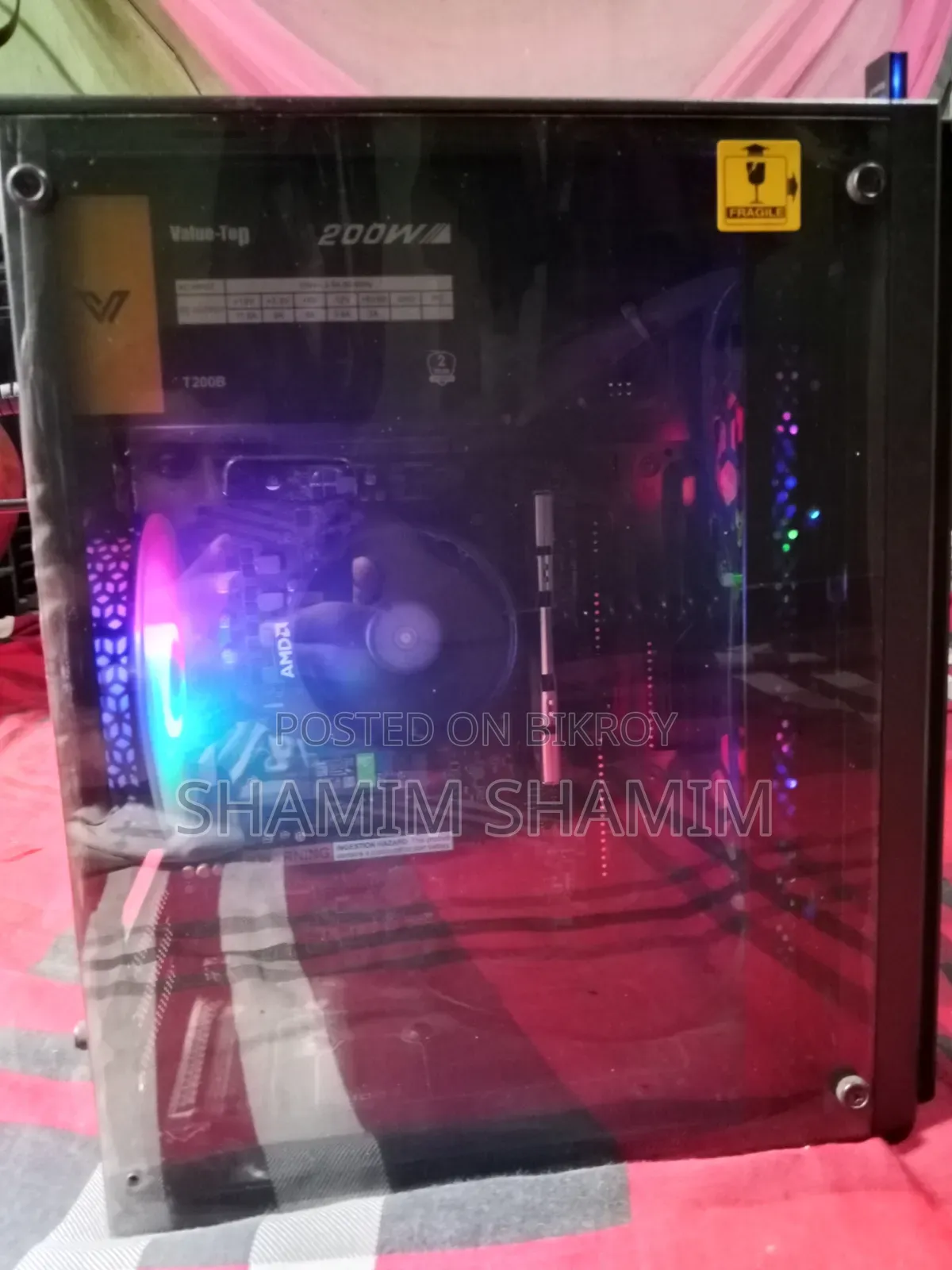 Desktop Computer MSI model 8GB AMD Ryzen 5 SSD 256GB