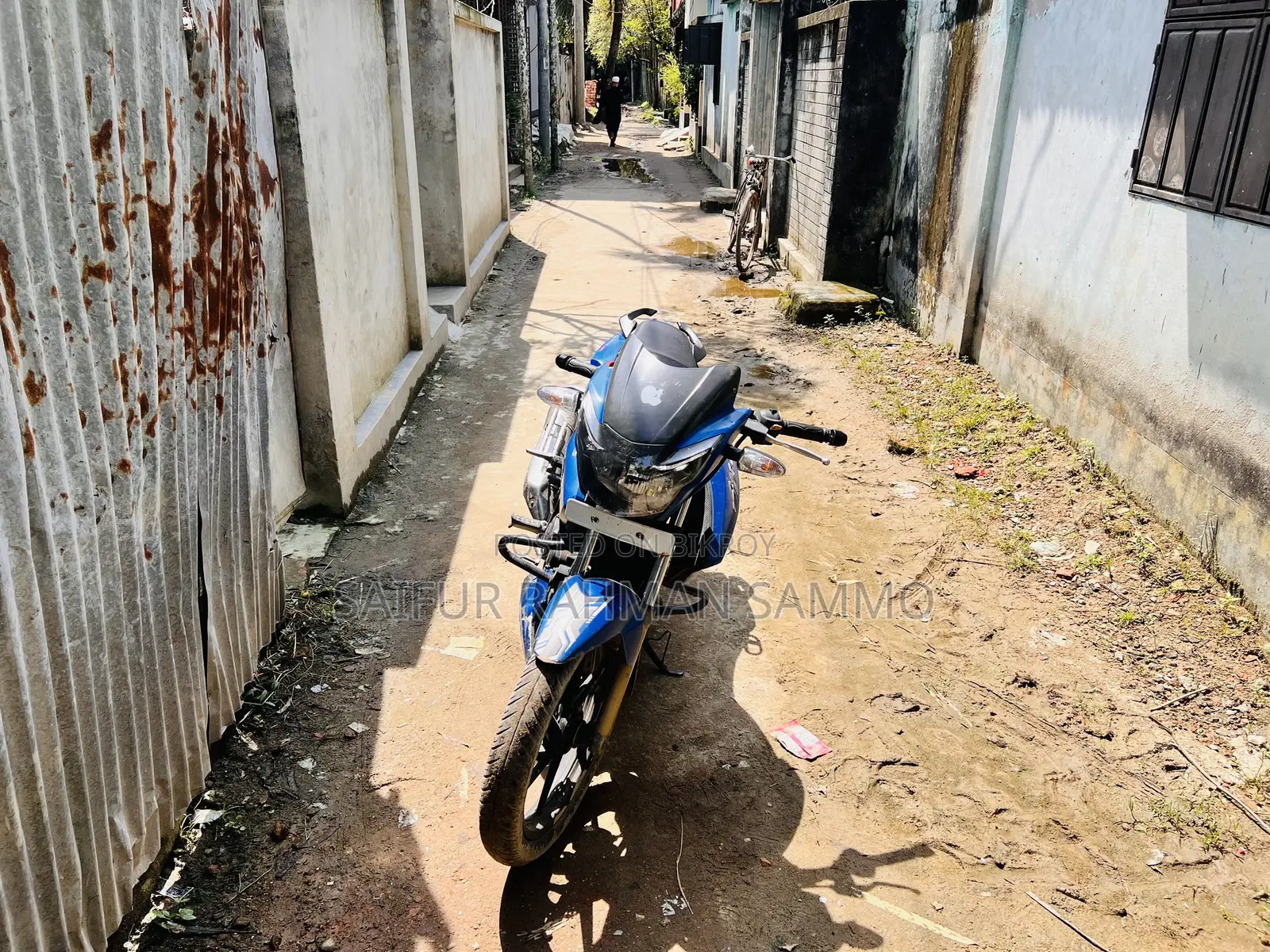 টিভিএস অ্যাপাচি আরটিআর ১৬০ টুভি ২০১৮ ব্লু