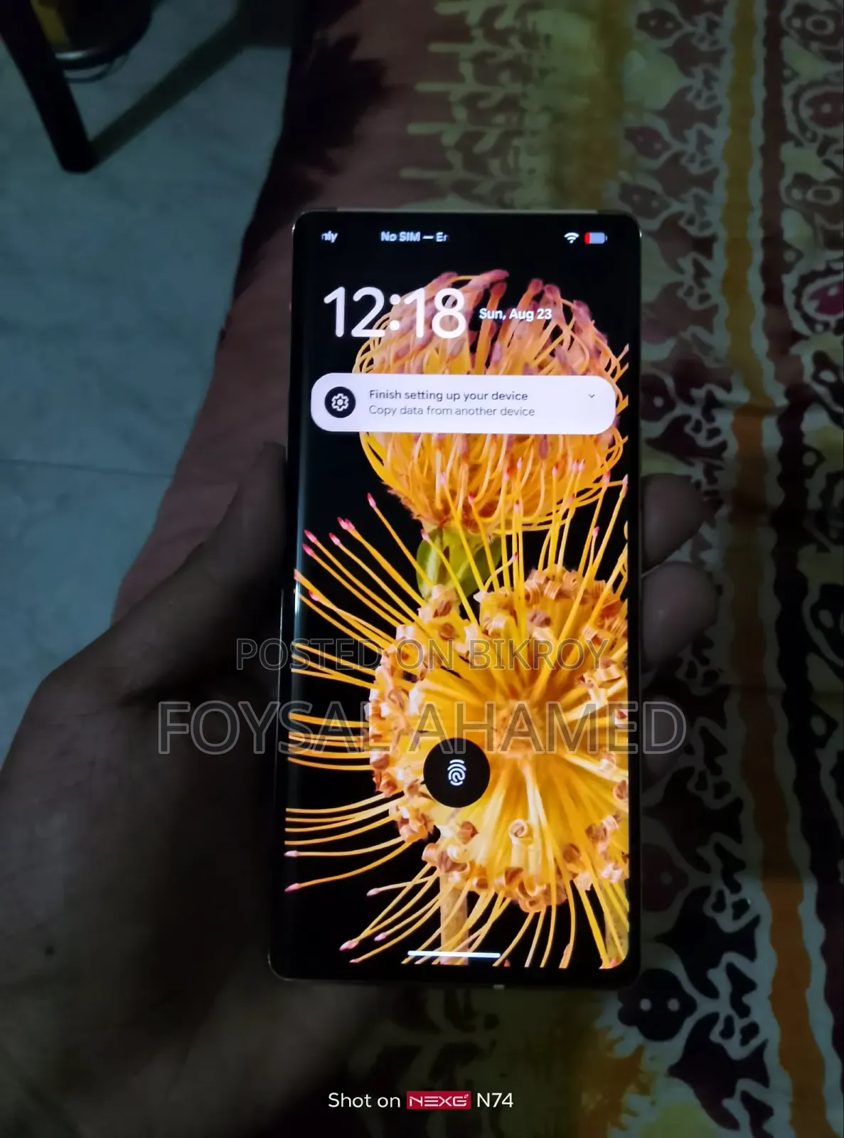 গুগল পিক্সেল ৬ প্রো ১২৮ জিবি রোজ গোল্ড