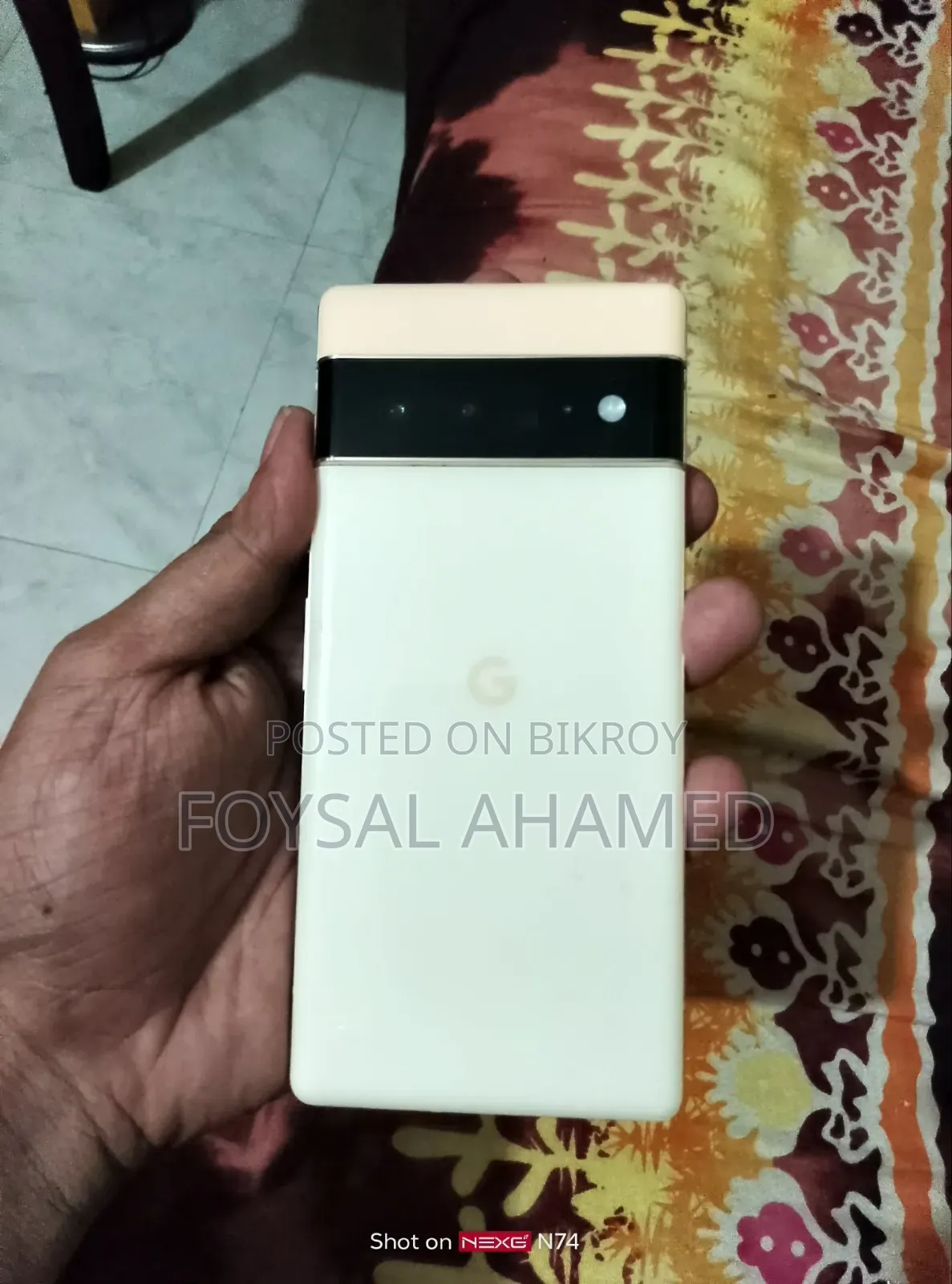 গুগল পিক্সেল ৬ প্রো ১২৮ জিবি রোজ গোল্ড
