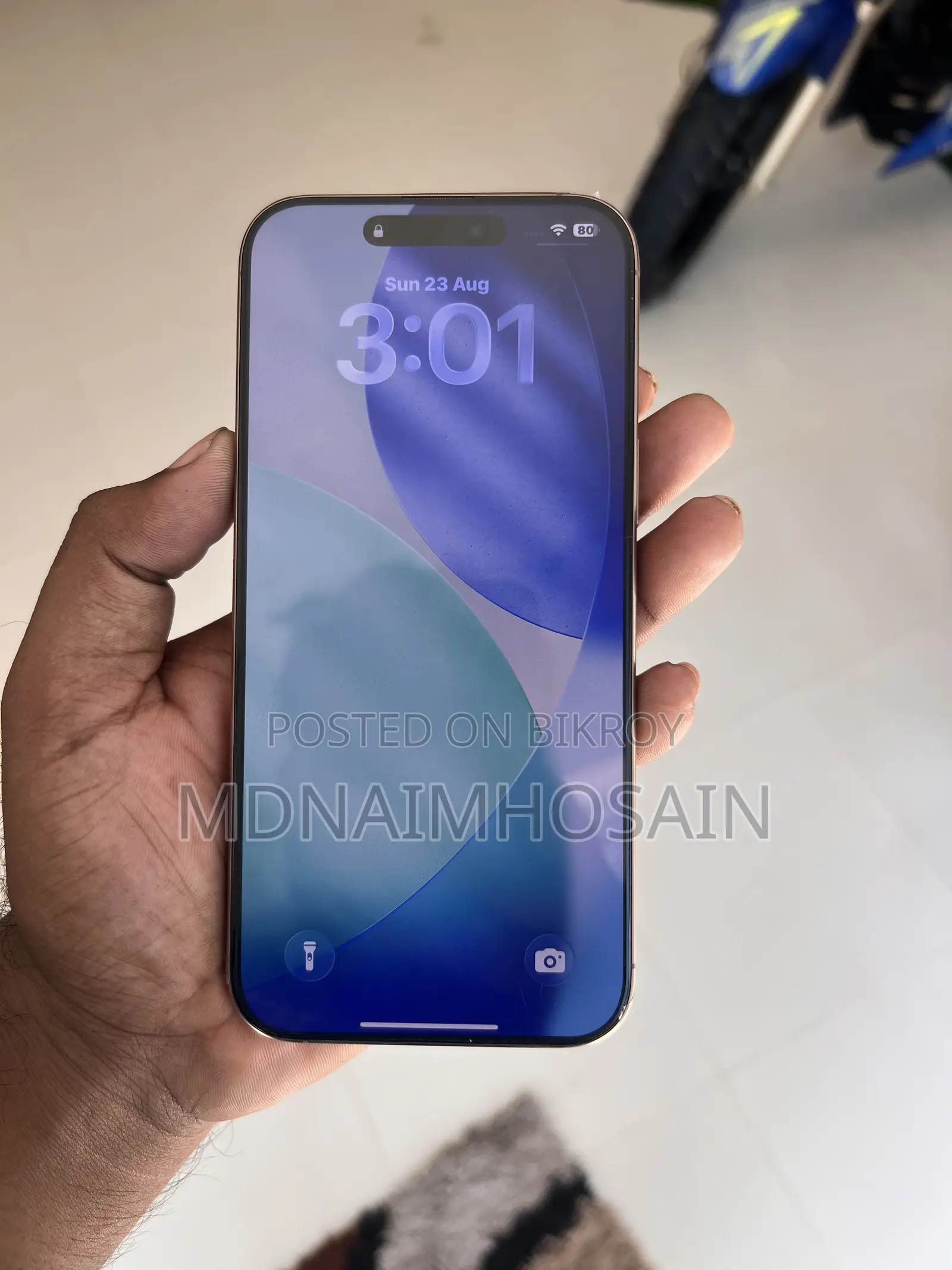 অ্যাপল আইফোন ১৬ প্রো ম্যাক্স ২৫৬ জিবি গোল্ড