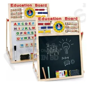 Educational Learning Multipurpose Double-Sided Magnetic Wooden Writing