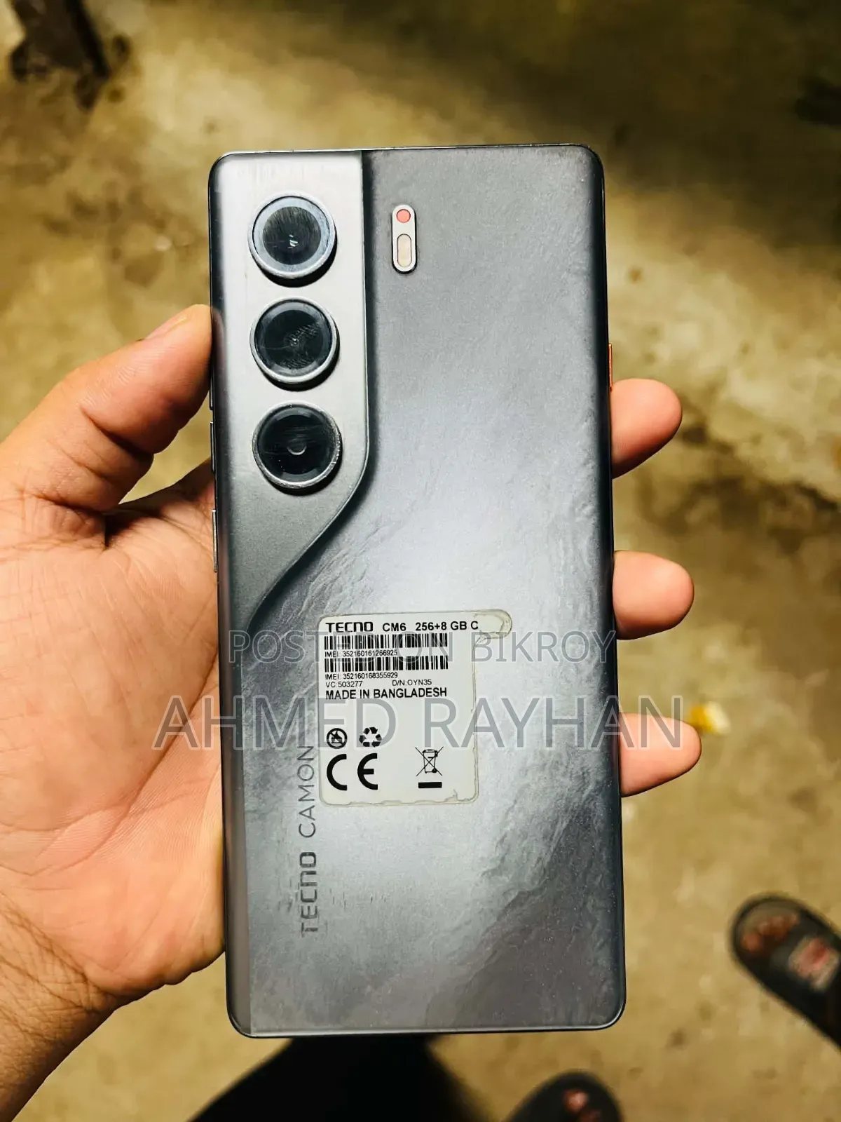 New Tecno Camon 40 Pro 4G 256 GB Black