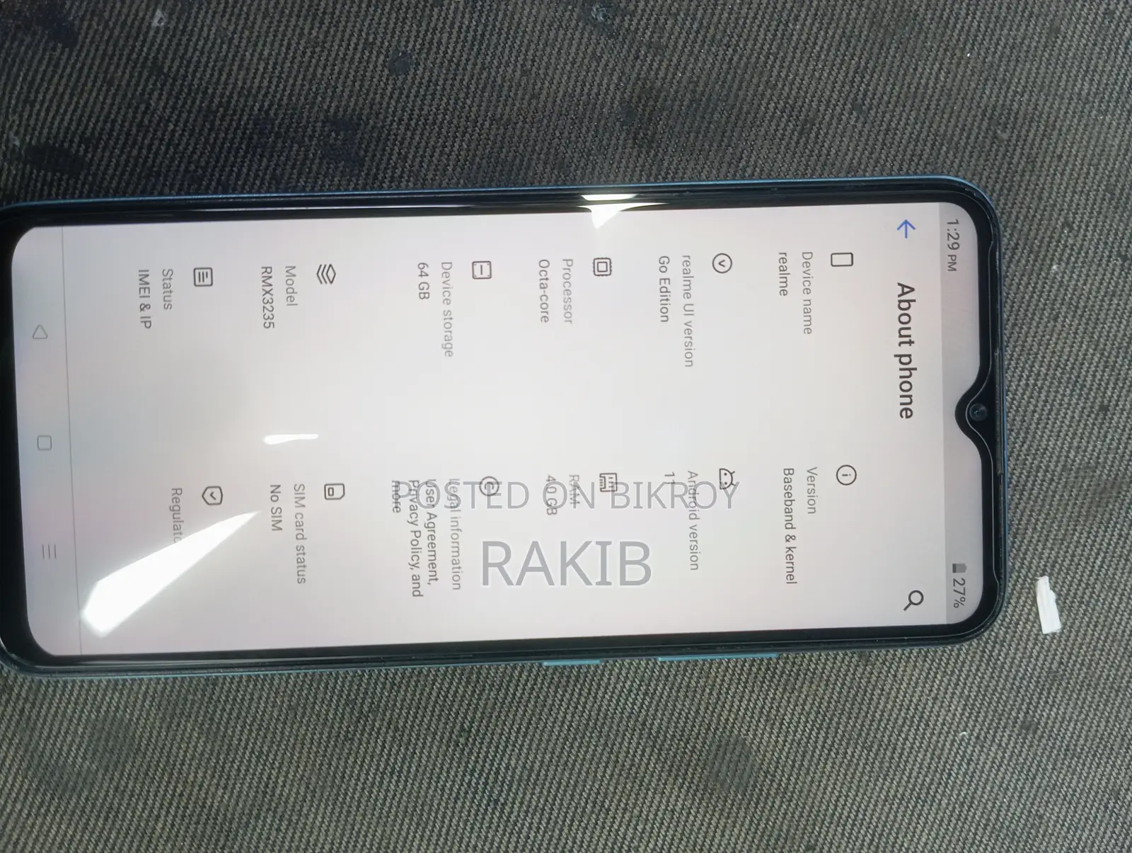 রিয়েলমি সি২১ওয়াই ৬৪ জিবি নীল
