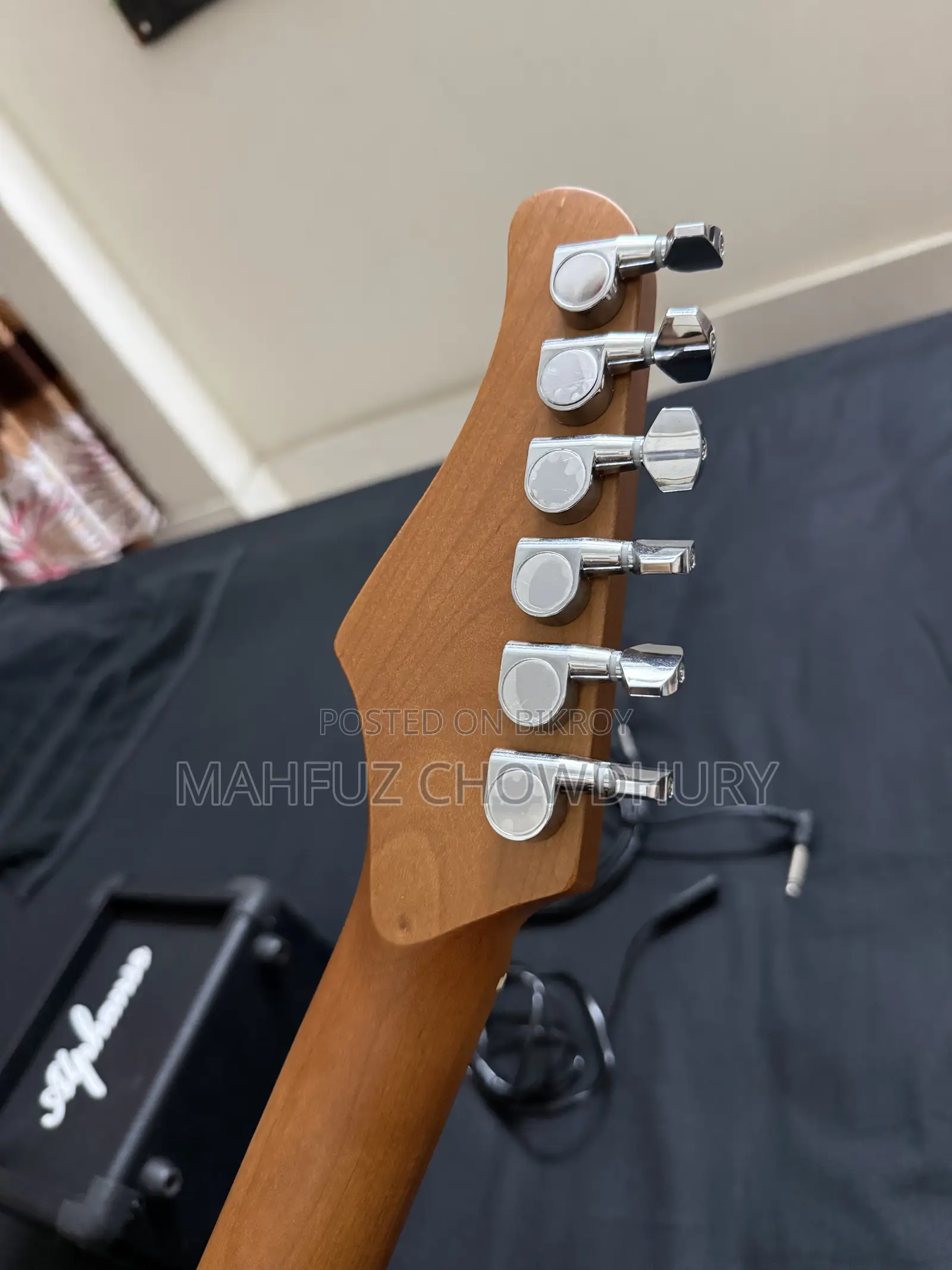 Electric Guitar With Amp