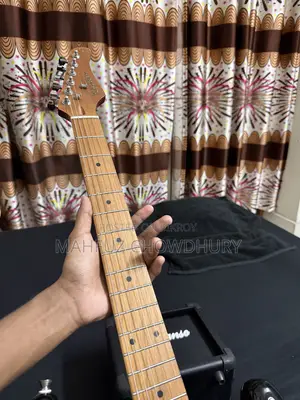 Electric Guitar With Amp