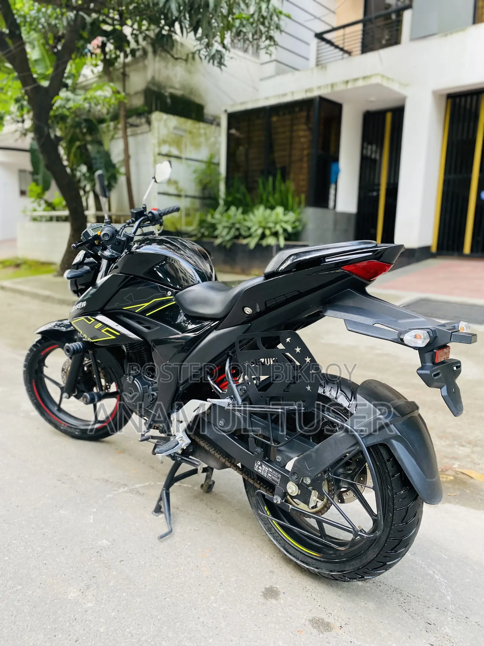 Suzuki Gixxer 2024 Black