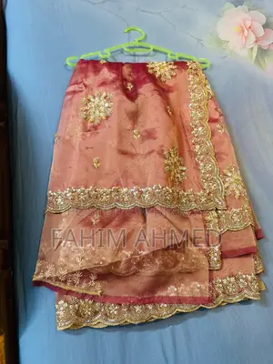গর্জিয়াস অর্গানজা পার্টি শাড়ি উইথ ব্লাউজ পিস