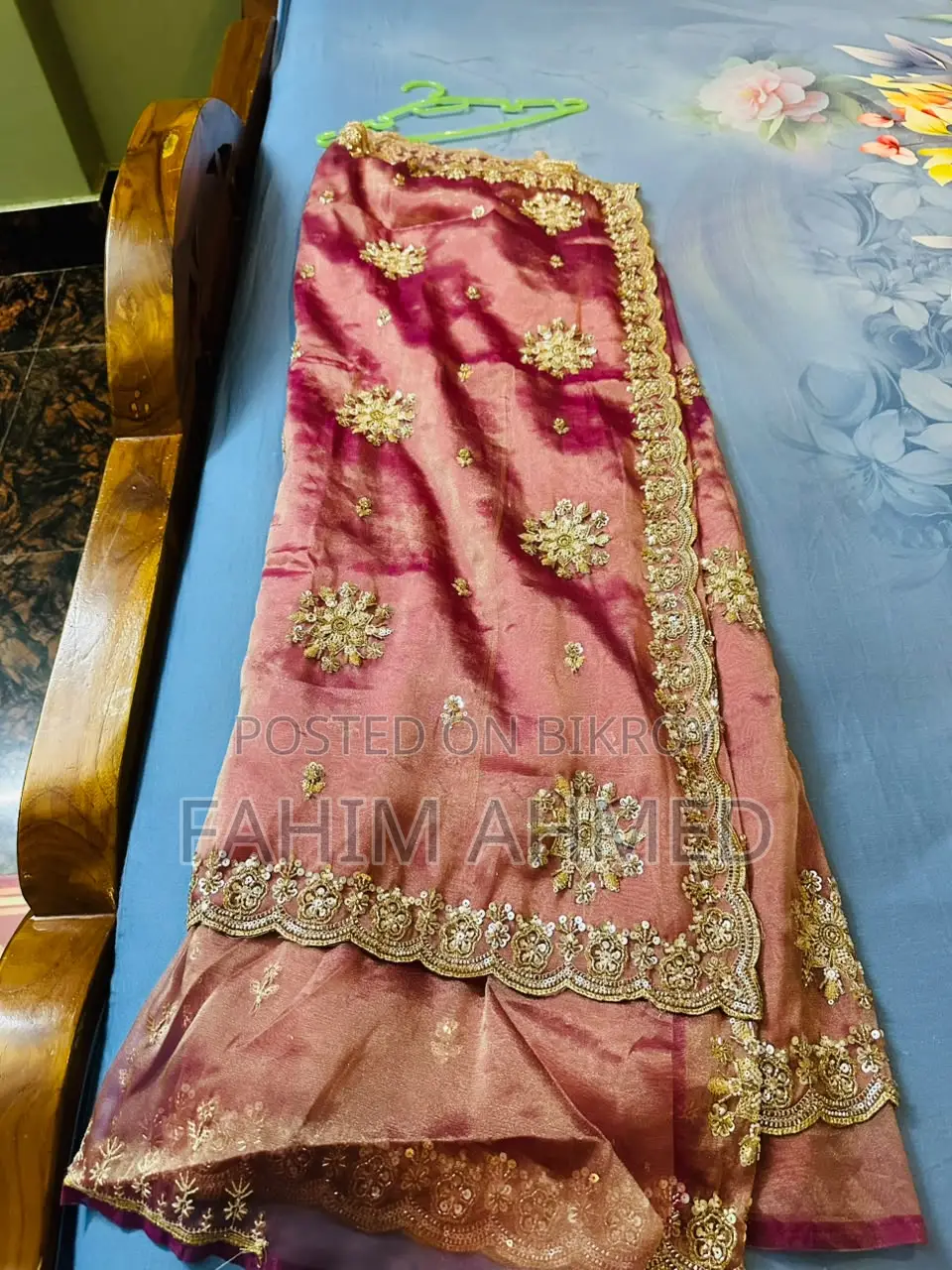 গর্জিয়াস অর্গানজা পার্টি শাড়ি উইথ ব্লাউজ পিস