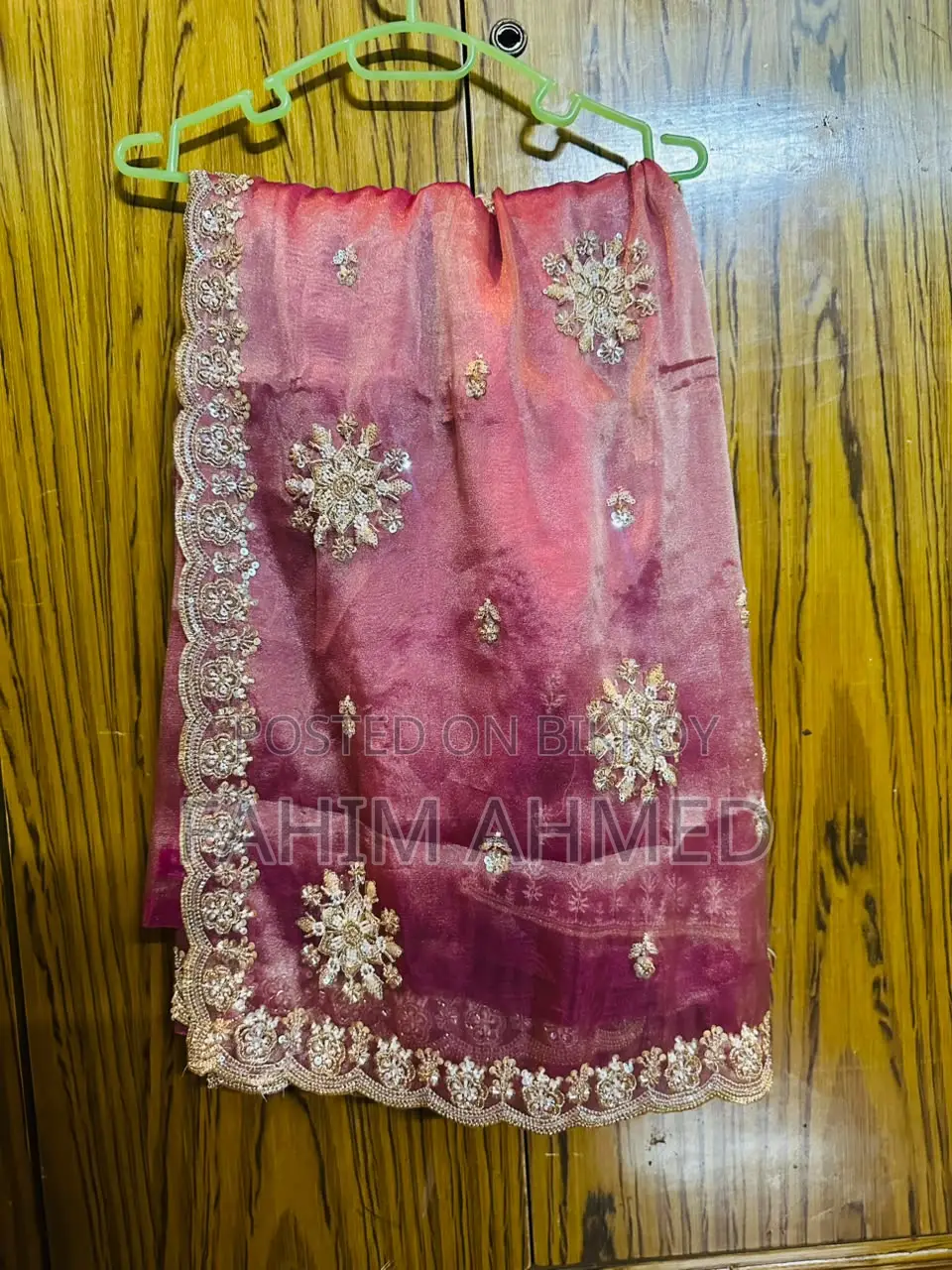 গর্জিয়াস অর্গানজা পার্টি শাড়ি উইথ ব্লাউজ পিস