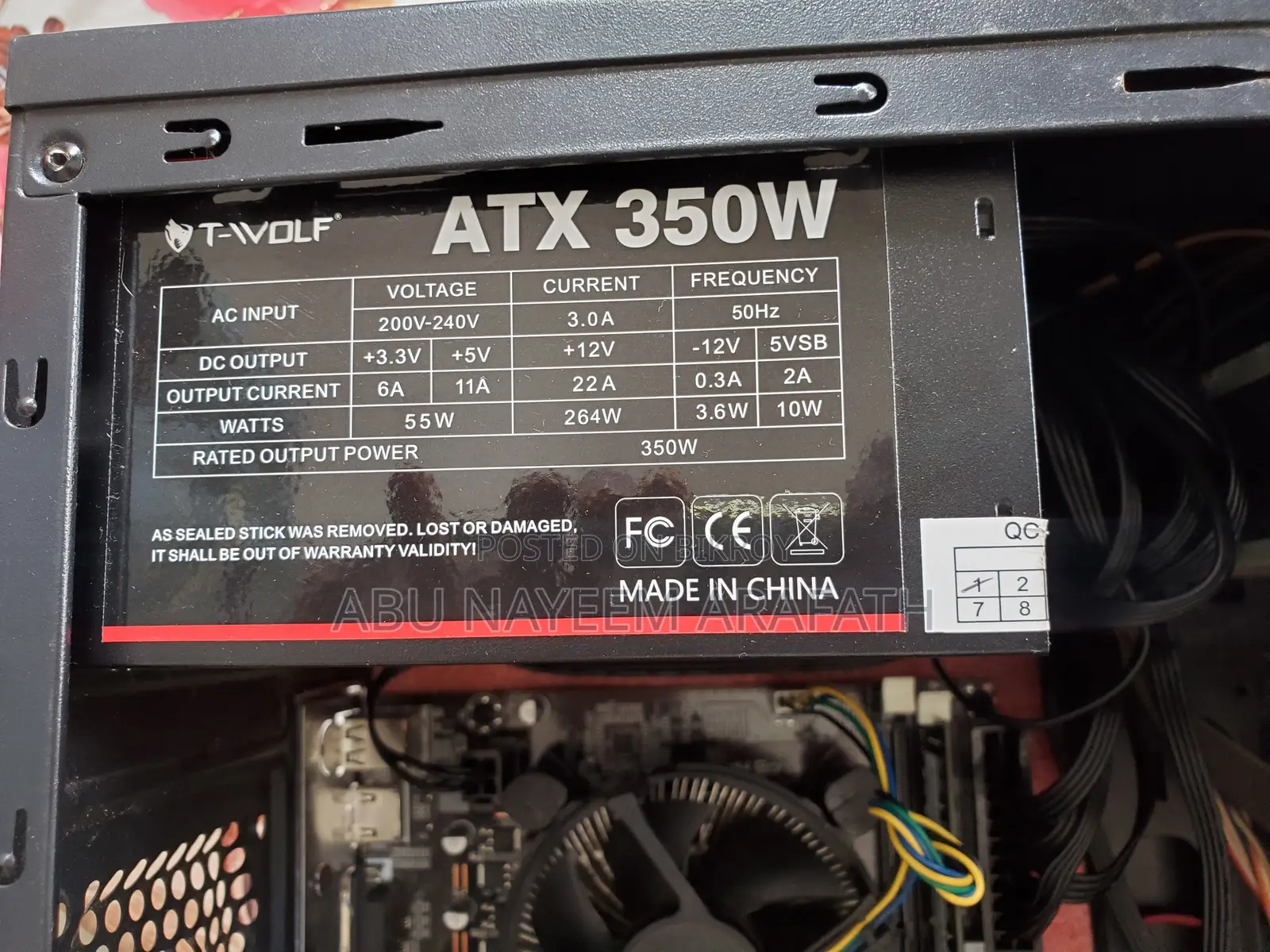 Desktop Computer 8GB Intel Core I5 SSD 128GB