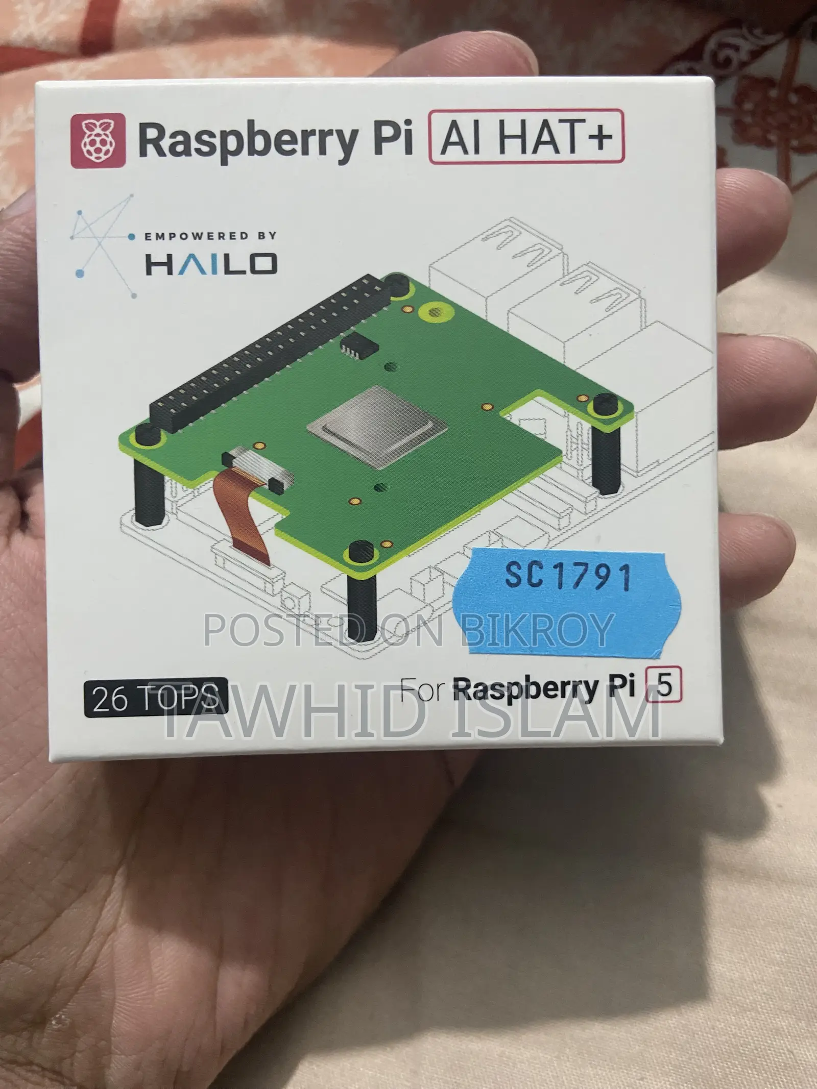 Raspberry Pi 5 AI HAT 26 TOPS