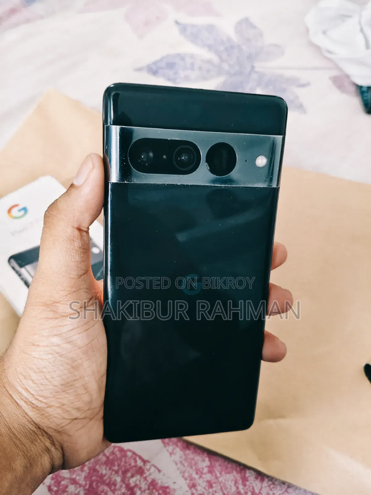 গুগল পিক্সেল ৭ প্রো ১২৮ জিবি ব্ল্যাক