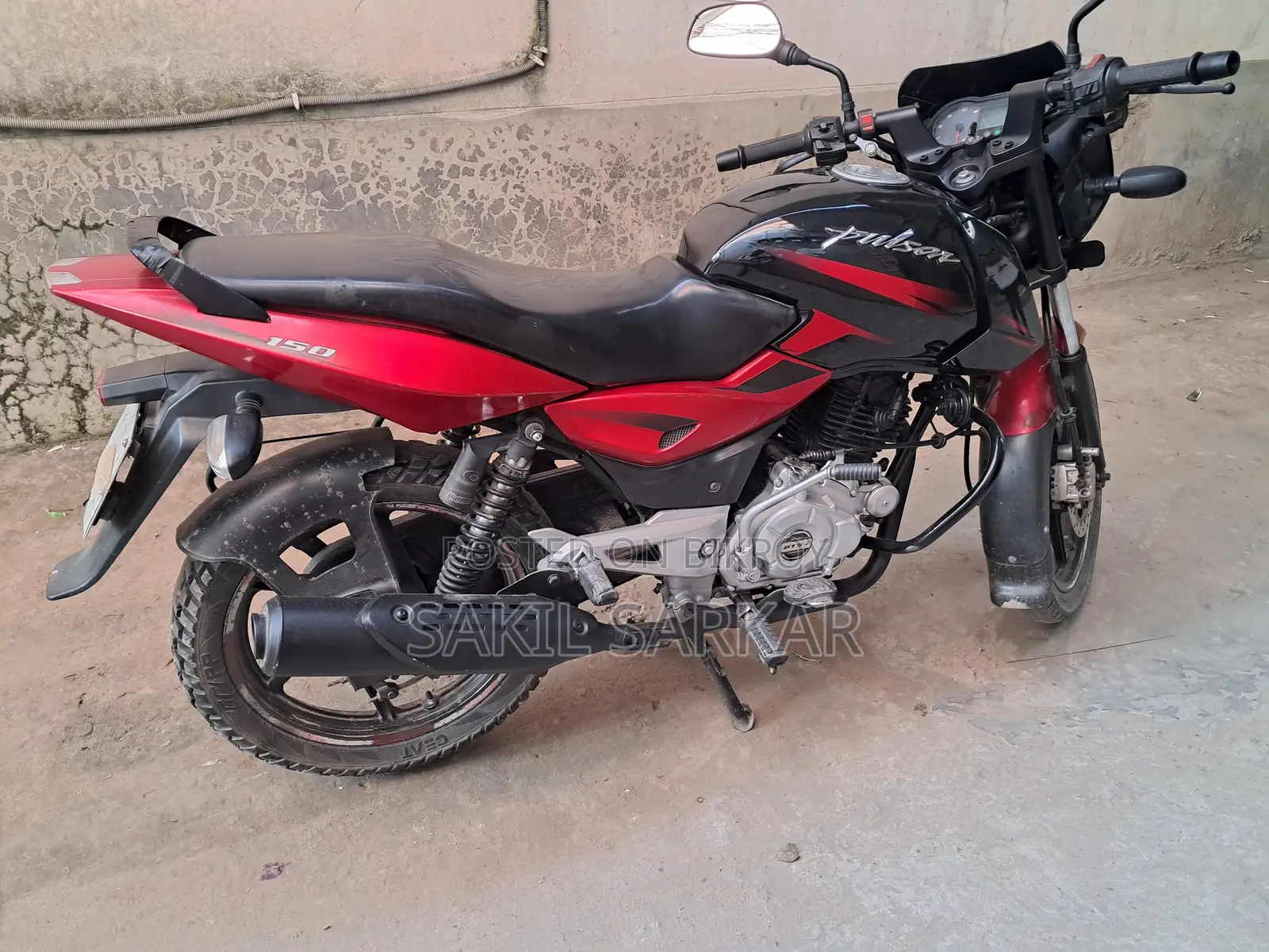 বাজাজ পালসার ১৫০ ২০১৬ কালো