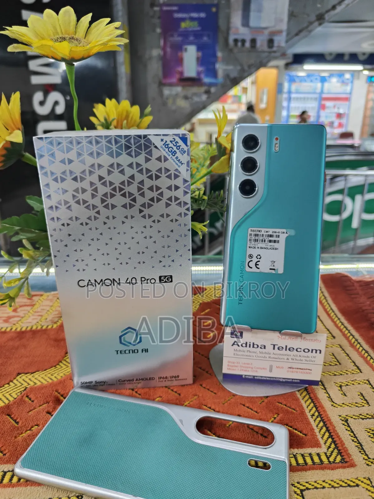 New Tecno Camon 40 Pro 5G 256 GB Gray