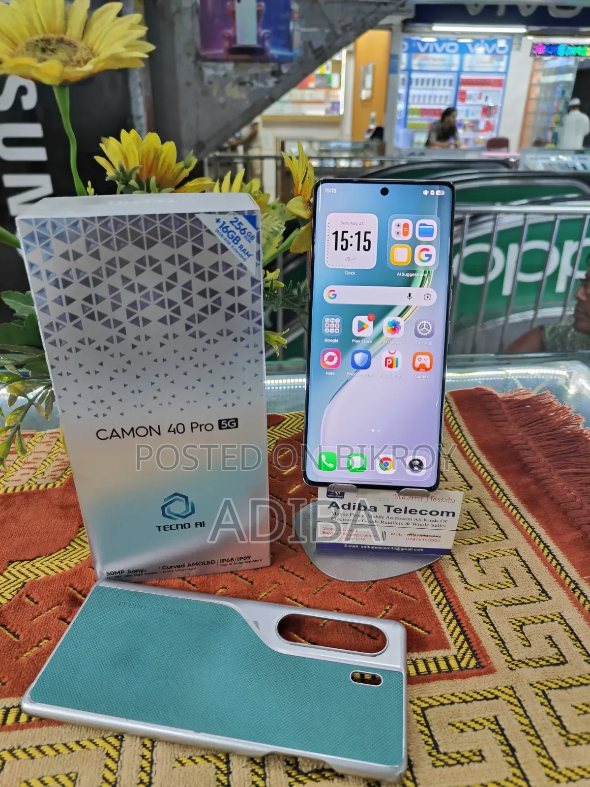 New Tecno Camon 40 Pro 5G 256 GB Gray