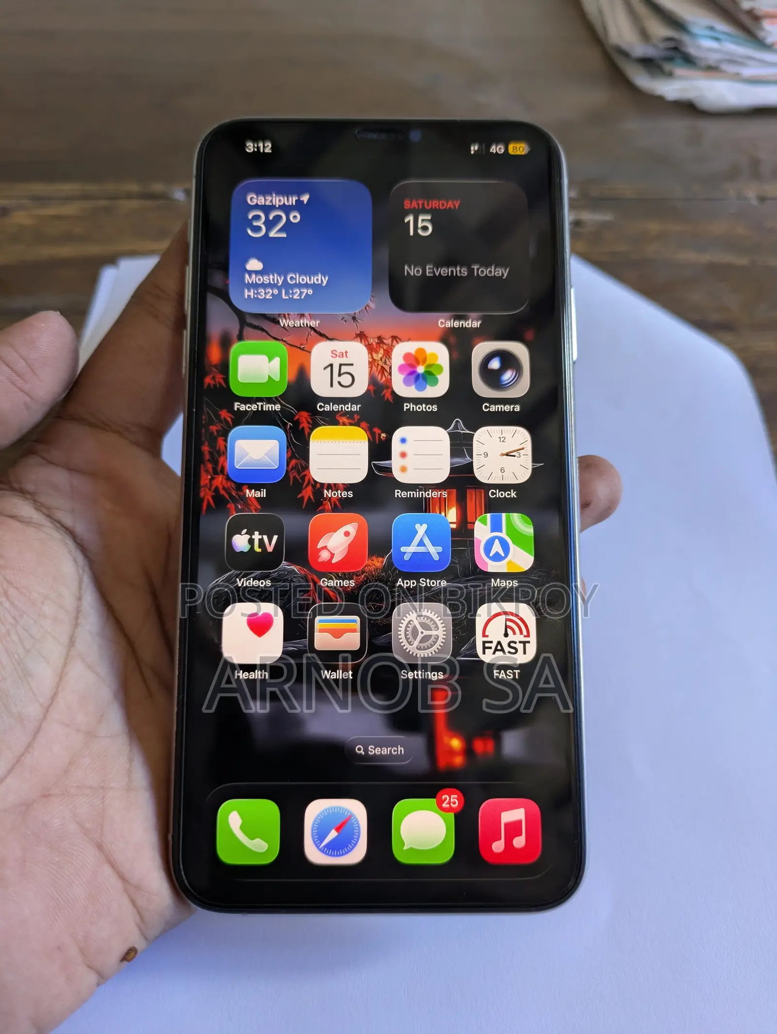 অ্যাপল আইফোন ১১ প্রো ম্যাক্স ২৫৬ জিবি হোয়াইট