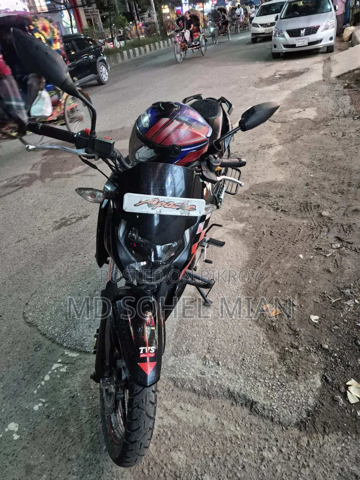 TVS Apache RTR 160 4V 2021 Black