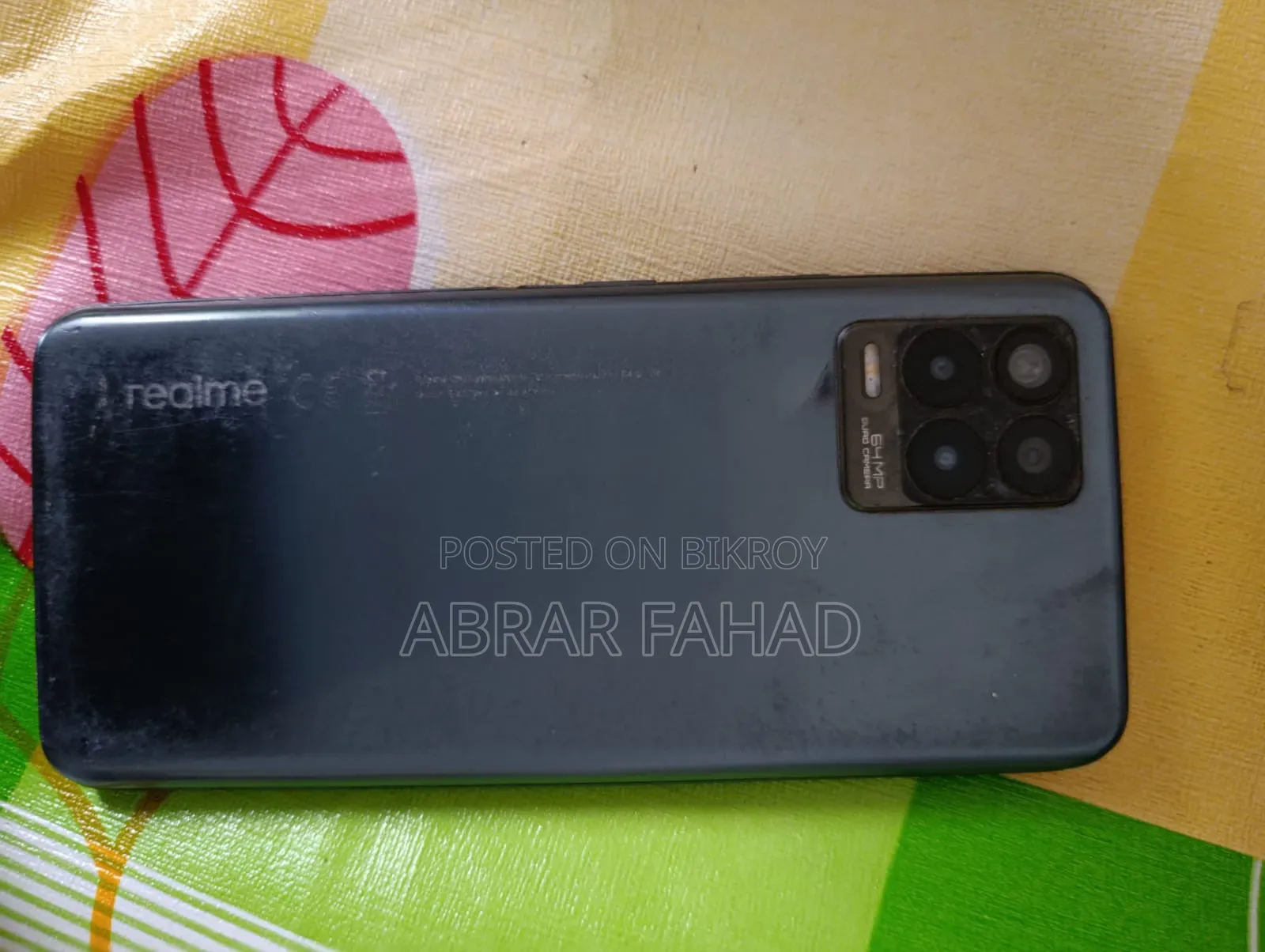 রিয়েলমি ৮ প্রো ১২৮ জিবি কালো