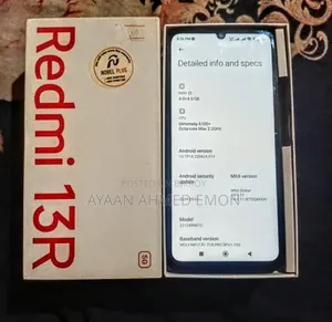 Xiaomi Redmi 13R 128 GB Black