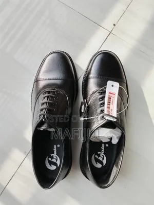 Bata Black Genuine Leather Formal Oxford Shoes - Unused With Box Tag