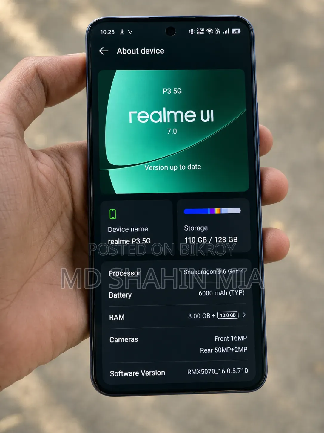 Realme P3 Pro 128 GB Bronze