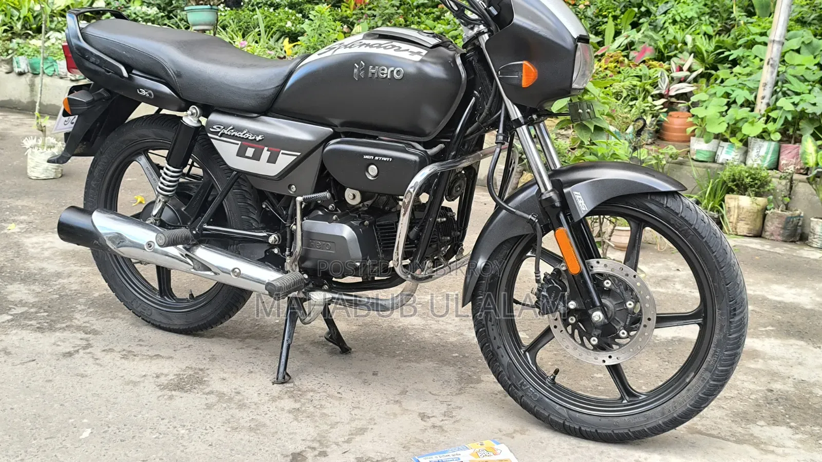 হিরো স্প্লেন্ডার আইস্মার্ট ২০২৪ গ্রে