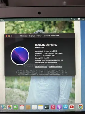 Laptop Apple MacBook 2015 4GB Intel Core I5 SSD 1T