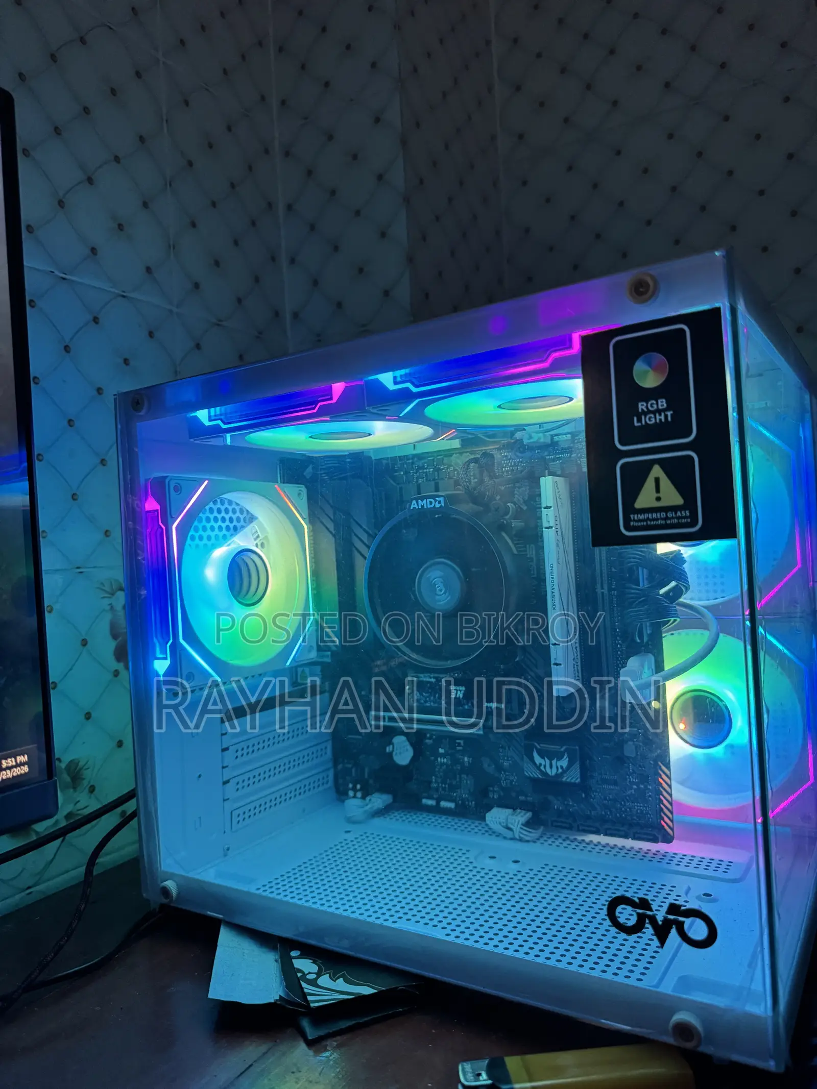 New Desktop Computer Asus 8GB AMD Ryzen 5 SSD 256GB