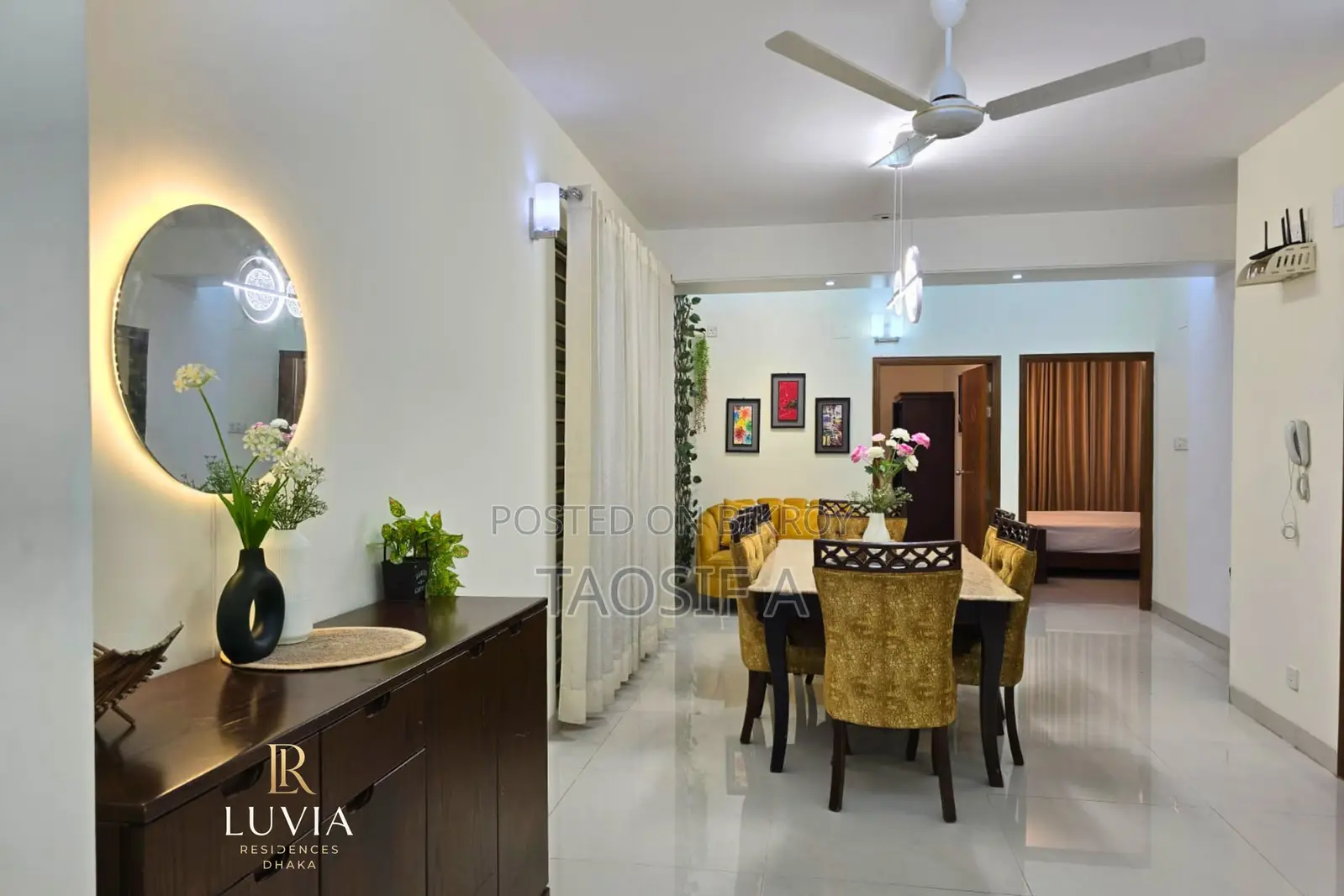 Furnished 3-Bedroom Apartment in Banani for Rent