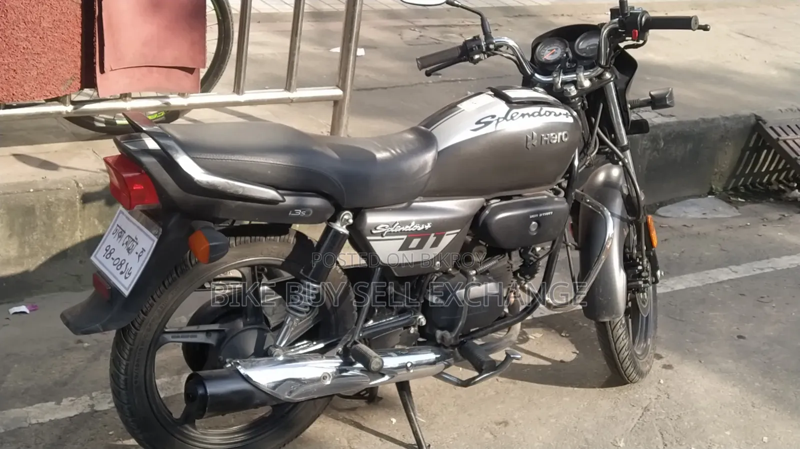Hero Splendor iSmart Plus 2025 Gray