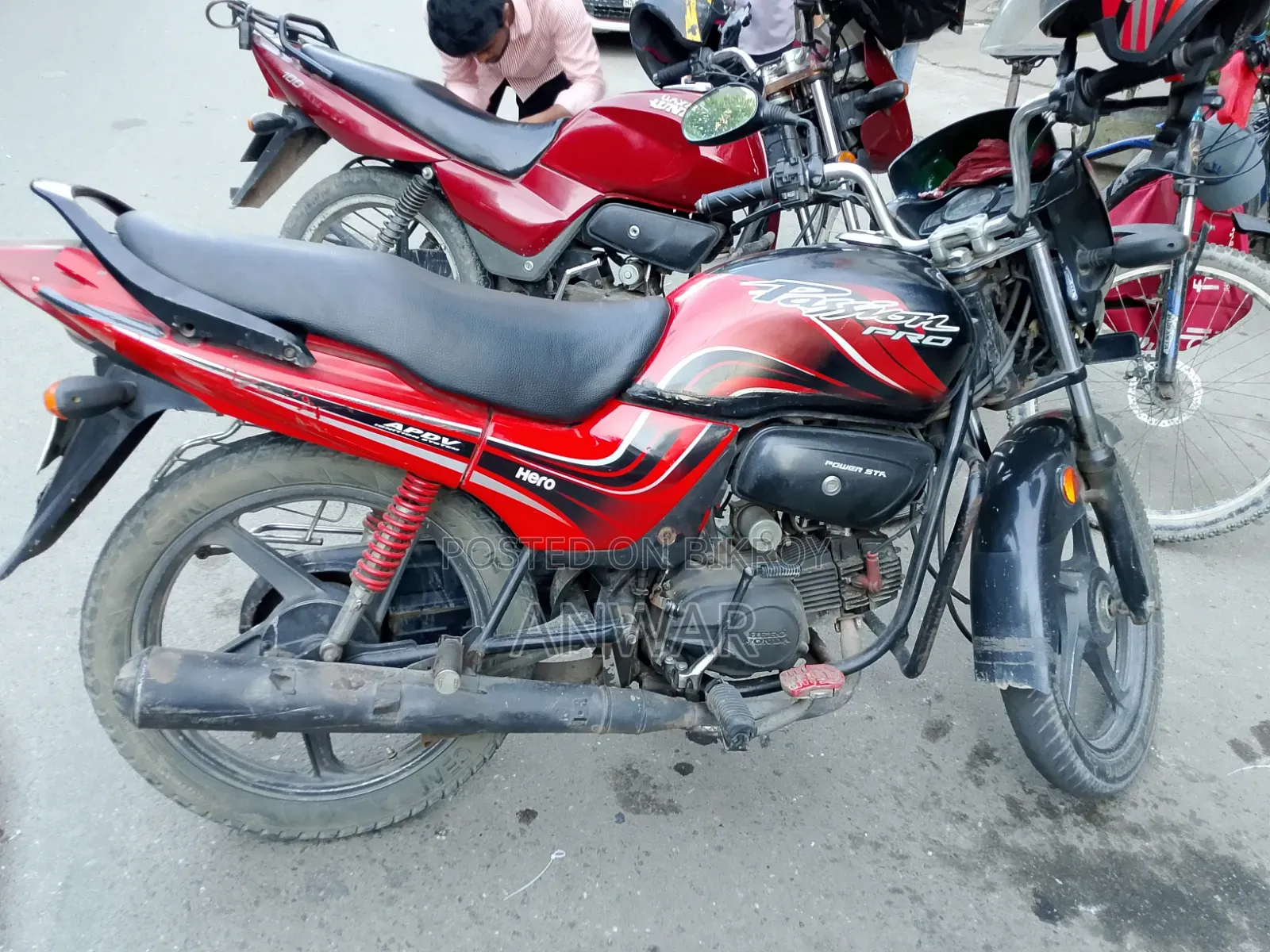 হিরো প্যাশন প্রো ২০১০ লাল