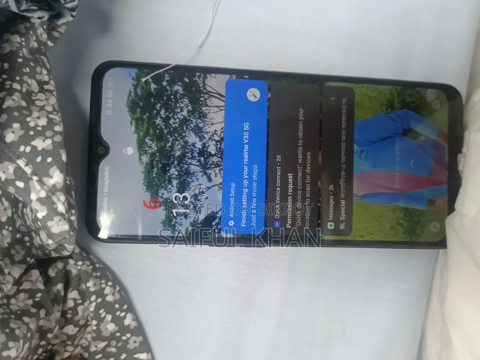 রিয়েলমি ভি৩০ ১২৮ জিবি কালো