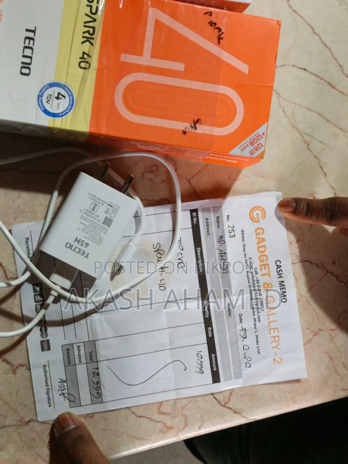 Tecno Spark 40 128 GB Blue