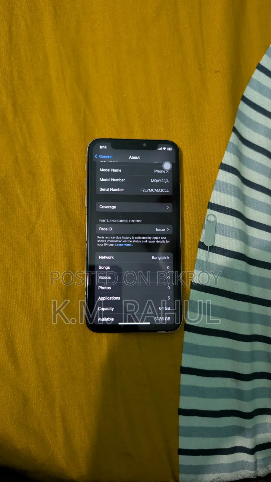 Apple iPhone X 64 GB White