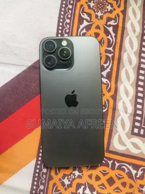 অ্যাপল আইফোন ১৬ প্রো ম্যাক্স ২৫৬ জিবি ব্ল্যাক