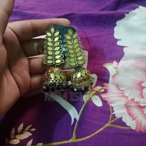 Mirror Work Jhumka