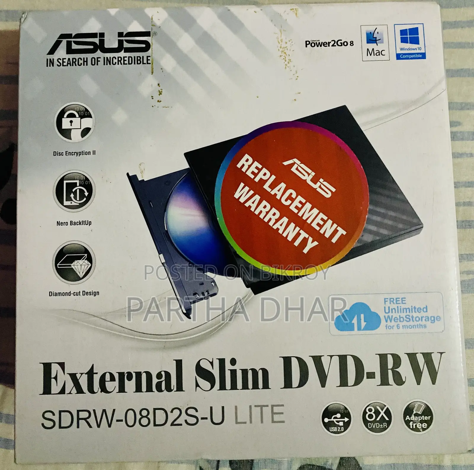ASUS External Slim DVD-RW