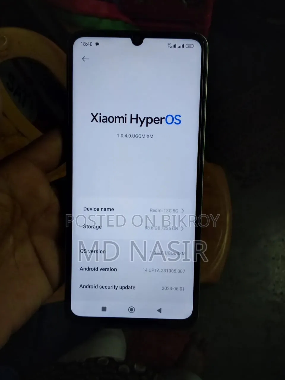 Xiaomi Redmi 13C 5G 256 GB Gray